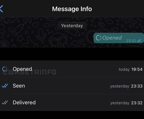 WhatsApp View Once Feature iOS